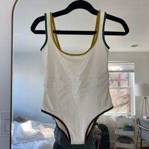 NWOT SAKS POTTS bathing suit/body suit